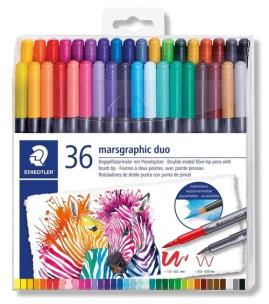 Opakowanie Pisak dwustronny marsgraphic duo 36 kolorów