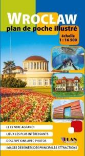 Okładka książki Plan kieszonkowy rys.-Wrocław w.francuska 1:16 500