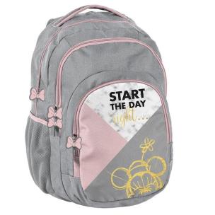 Opakowanie Plecak młodzieżowy Minnie szaro-różowy