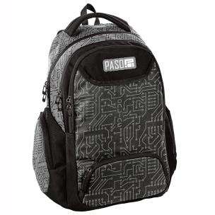 Opakowanie Plecak młodzieżowy szaro-czarny