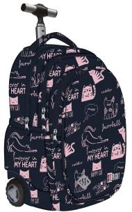 Opakowanie Plecak na kółkach kauczukowych Kotki