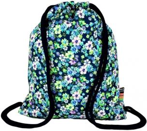 Opakowanie Plecak na sznurkach Flowers Green stright SO-11