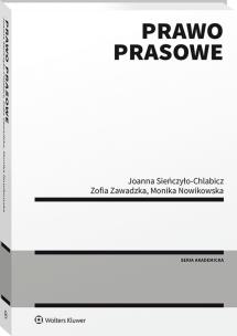 Okładka książki Prawo prasowe