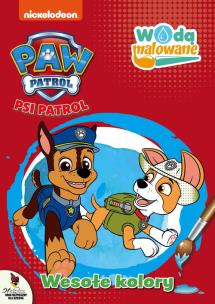 Okładka książki Psi Patrol Wodą malowane Wesołe kolory