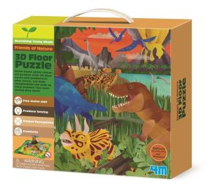 Opakowanie Puzzle 3D - Dinozaury 4M
