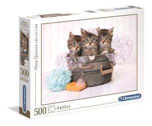 Opakowanie Puzzle 500 High Quality Collection Kittens and Soap