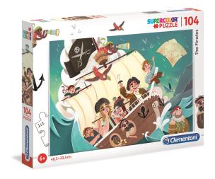 Opakowanie Puzzle Supercolor 104 The Pirates