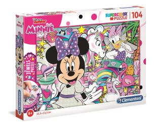 Opakowanie Puzzle Supercolor Jewels Puzzle Minnie 104