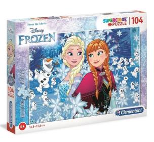 Opakowanie Puzzle Supercolor Kraina Lodu 104
