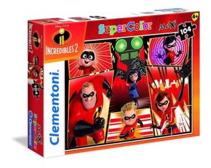 Opakowanie Puzzle Supercolor Maxi Iniemamocni 2 104