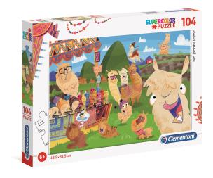 Opakowanie Puzzle Supercolor No probLlama 104