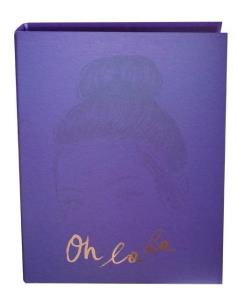 Opakowanie Segregator A4 fioletowy Oh la la