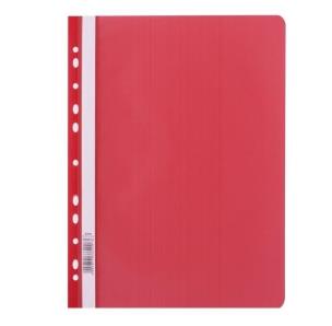 Opakowanie Skoroszyt A4 PP z perforacją czerwony(25szt)D.RECT