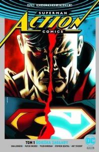 Okładka książki Superman Action Comics T.1Ścieżka zagłady(srebrna)