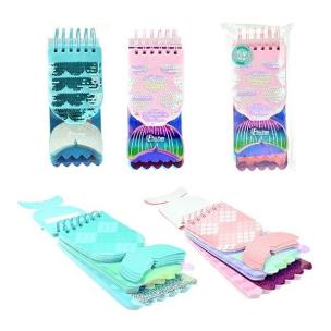 Opakowanie Syrenkowy notatnik z cekinami