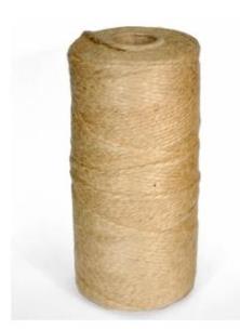 Opakowanie Sznurek jutowy 0,5kg 250m na szpuli D.RECT