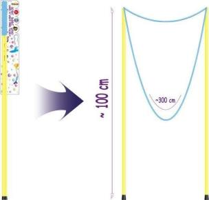 Okładka książki Sznurek PRO 100cm  do wielkich baniek mydlanych (3611)