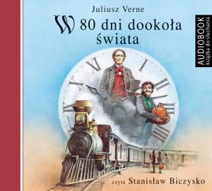 Okładka książki W 80 dni dookoła świata. - Audiobook