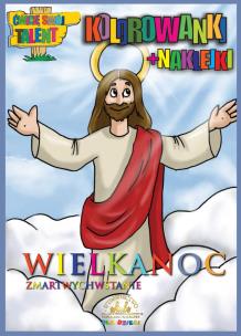 Okładka książki Wielkanoc. Zmartwychwstanie - kolorowanki+naklejki