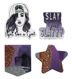 Opakowanie Zakładki magnetyczne gwiazda/slay girl 4 sztuki