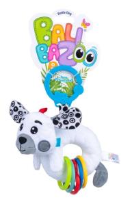 Zawieszka Pies z grzechotką. Wydawca: Dumel. Multiszop.pl Opakowanie Zawieszka Pies z grzechotką