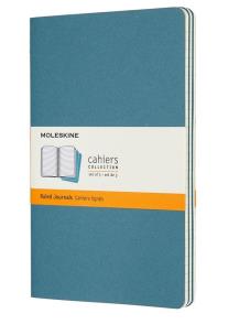Opakowanie Zestaw 3 zeszytów Cahier Journals 13x21 linie blue
