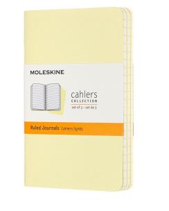 Opakowanie Zestaw 3 zeszytów Cahier Journals 9x14 linie