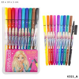 Opakowanie ZESTAW CIENKOPISÓW 10 KOLORÓW TOPMODEL 6321A