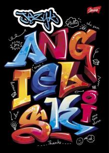 Opakowanie Zeszyt A5/60K kratka J. angielski + ściąga (10szt)