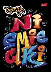 Opakowanie Zeszyt A5/60K kratka J. niemiecki + ściąga (10szt)