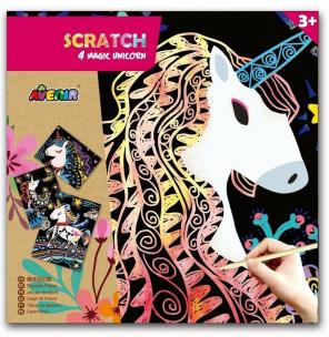 Opakowanie 4 magiczne jednorożce