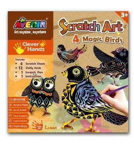 Opakowanie 4 magiczne ptaki