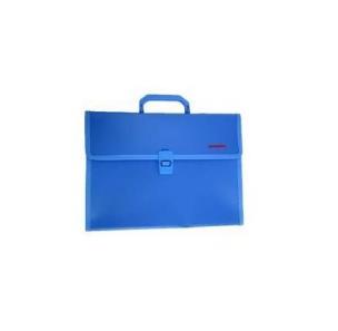 Opakowanie Aktówka z przegródkami z rączką PP-412 niebieska