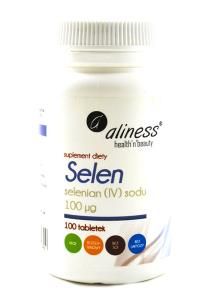 Zdjęcie produktu Aliness Selen selenian sodu 100µg 100 tabl