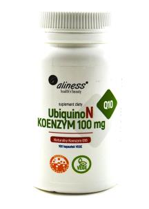 Zdjęcie produktu Aliness Ubiquinon koenzym Q10 100mg 100 kaps