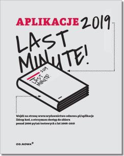 Okładka książki APLIKACJE LAST MINUTE 2019