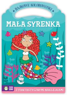 Okładka książki Bajkowe kolorowanki. Mała Syrenka