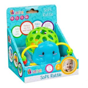 Opakowanie Bam bam Miękka grzechotka Słoń