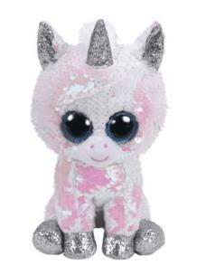 Opakowanie Beanie Boos - Cekinowy Jednorożec biały 24cm
