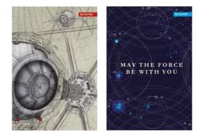 Opakowanie Brulion A5 w kratkę 96 kartek Star Wars 5 sztuk