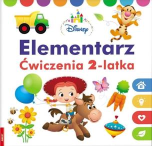 Okładka książki Disney Maluch. Elementarz. Ćwiczenia 2-latka