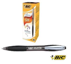 Opakowanie Długopis Atlantis Soft - Czarny (12 szt.) BIC