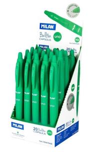 Opakowanie Długopis Capsula Uno zielony (20szt)