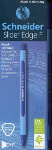 Opakowanie Długopis SCHNEIDER Slider Edge F niebieski 10 sztuk