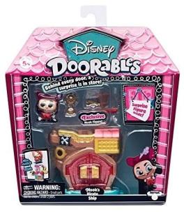 Doorables Zestaw Mini Statek Pirata Hooka. Wydawca: Moose Enterprise. Multiszop.pl Opakowanie Doorables Zestaw Mini Statek Pirata Hooka
