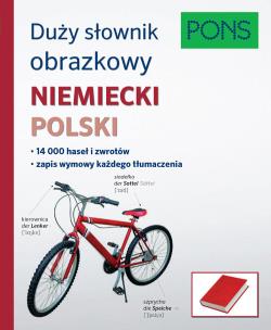 Okładka książki Duży słownik obrazkowy Niemiecki Polski Pons