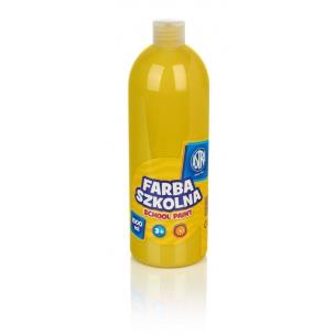 Opakowanie Farba szkolna Astra 1000 ml-żółta