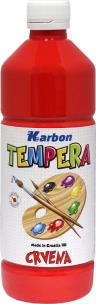 Opakowanie Farba tempera w butelce 1l. Czerwony , Karbon