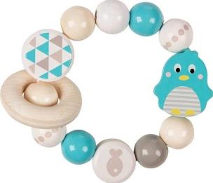 Opakowanie Grzechotka drewniana Pingwiny