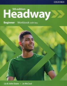 Okładka książki Headway 5E Beginner WB + key OXFORD